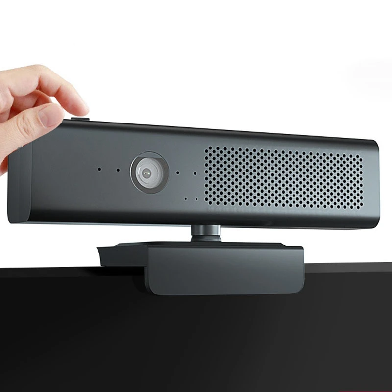 

1080P HD Webcam Built-in Noise Reduction Microphone Speaker Wide-Angle Webcam for Video Calls, Online Meetings