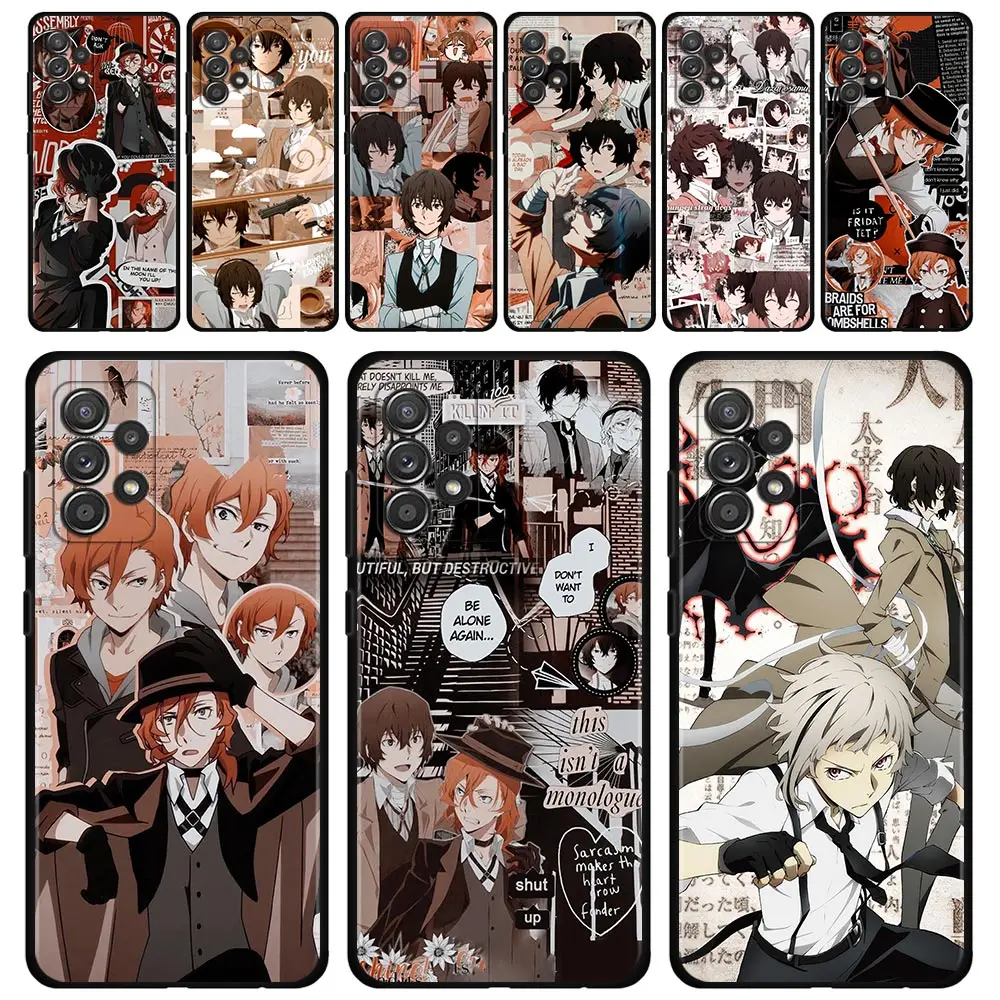 

Anime Bungo Stray Dog Case For Samsung Galaxy A51 A71 A41 A31 A11 A01 A72 A52 A42 A32 A22 A21s A02s A12 A02 Phone Shell Capa