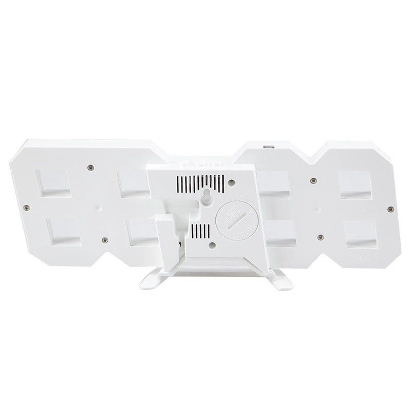 Креативные настенные часы современный дизайн 24/12 часовой дисплей большой