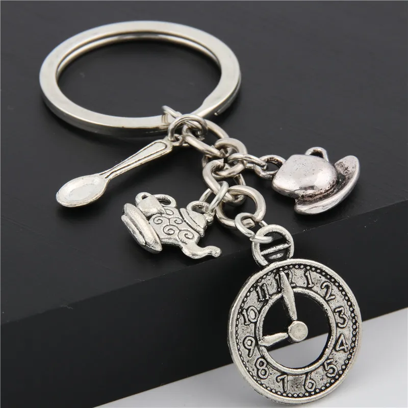 1 шт. ручной работы чайный горшок и чашка кулон брелок в поисках чайного времени