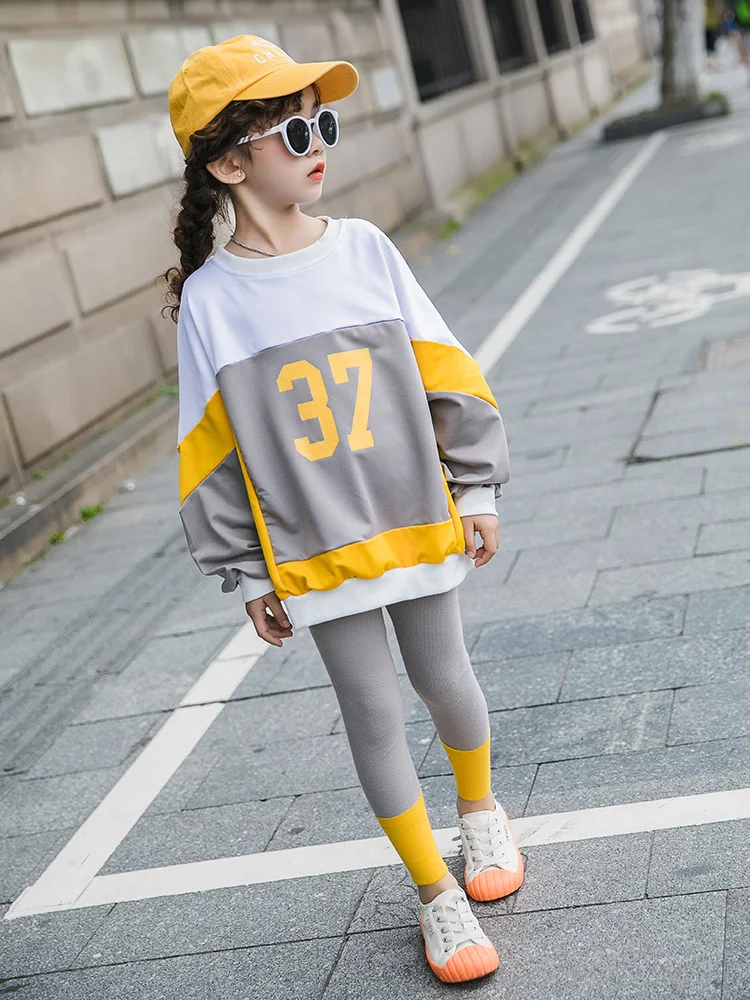 Одежда для девочек-подростков Осенняя детская одежда наряд Снова в школу девочек