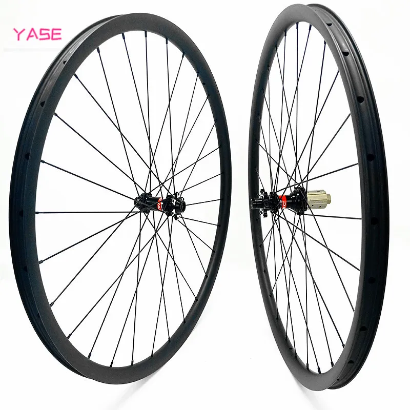Mountain Bike 29er Carbon Mtb Disc Wheels Hookless 30.5x19.5mm Asymmetry NOVATEC D411SB D412SB 100x15 142x12mm carbon wheelset | Спорт и