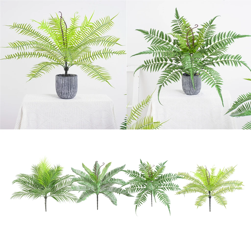 15 головок искусственный Саговник листья ветка cycas папоротник лист домашний сад