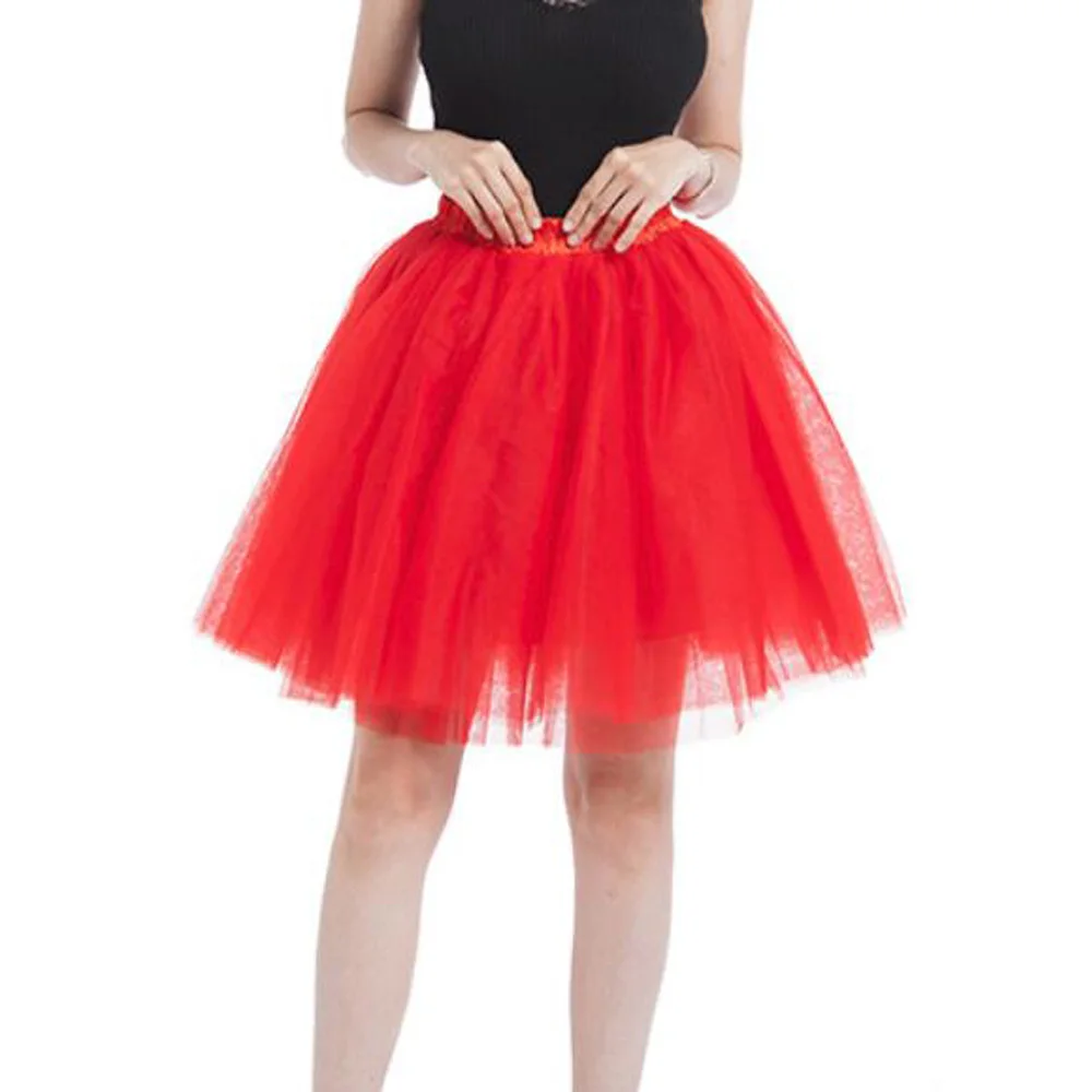 Короткие юбки с оборками Тюлевая винтажная Свадебная юбка для невесты вечерние