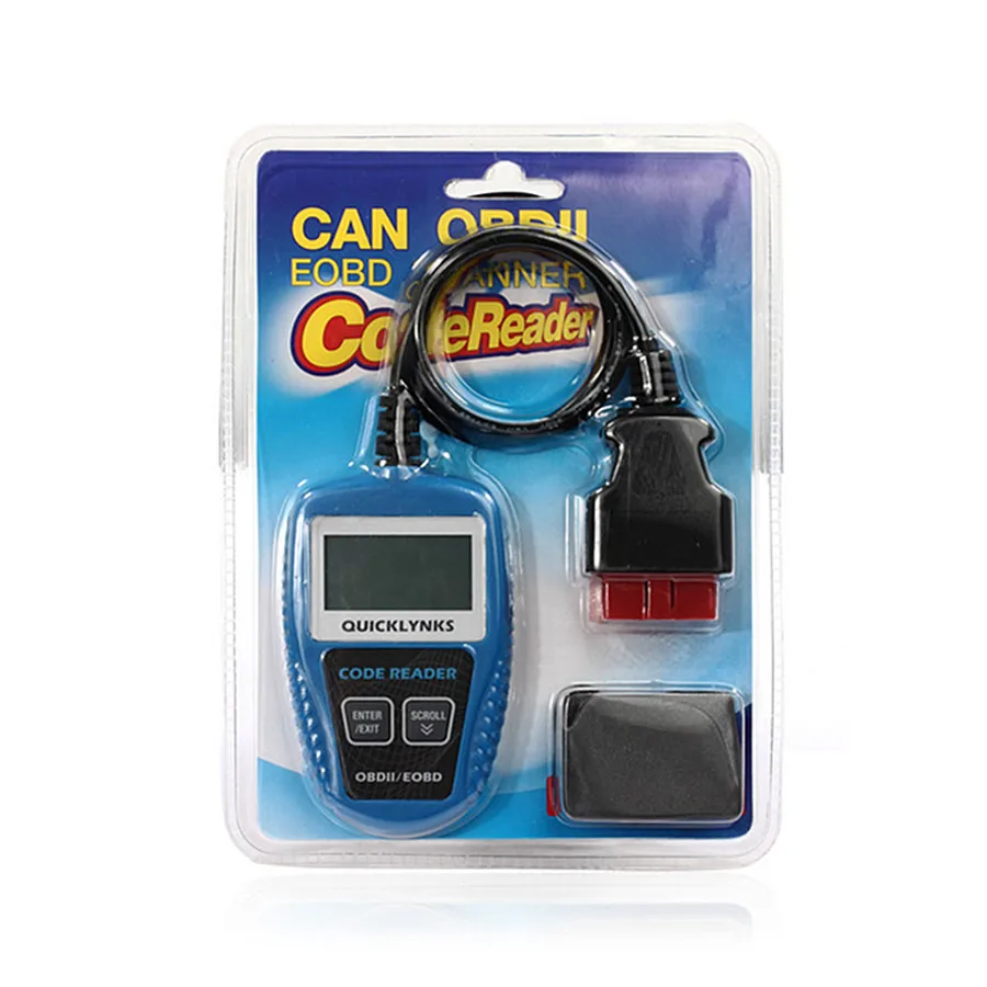 OBDIICAT QUICKLYNKS Многоязычный CAN OBDII сканер T59 мини считыватель кодов удобный
