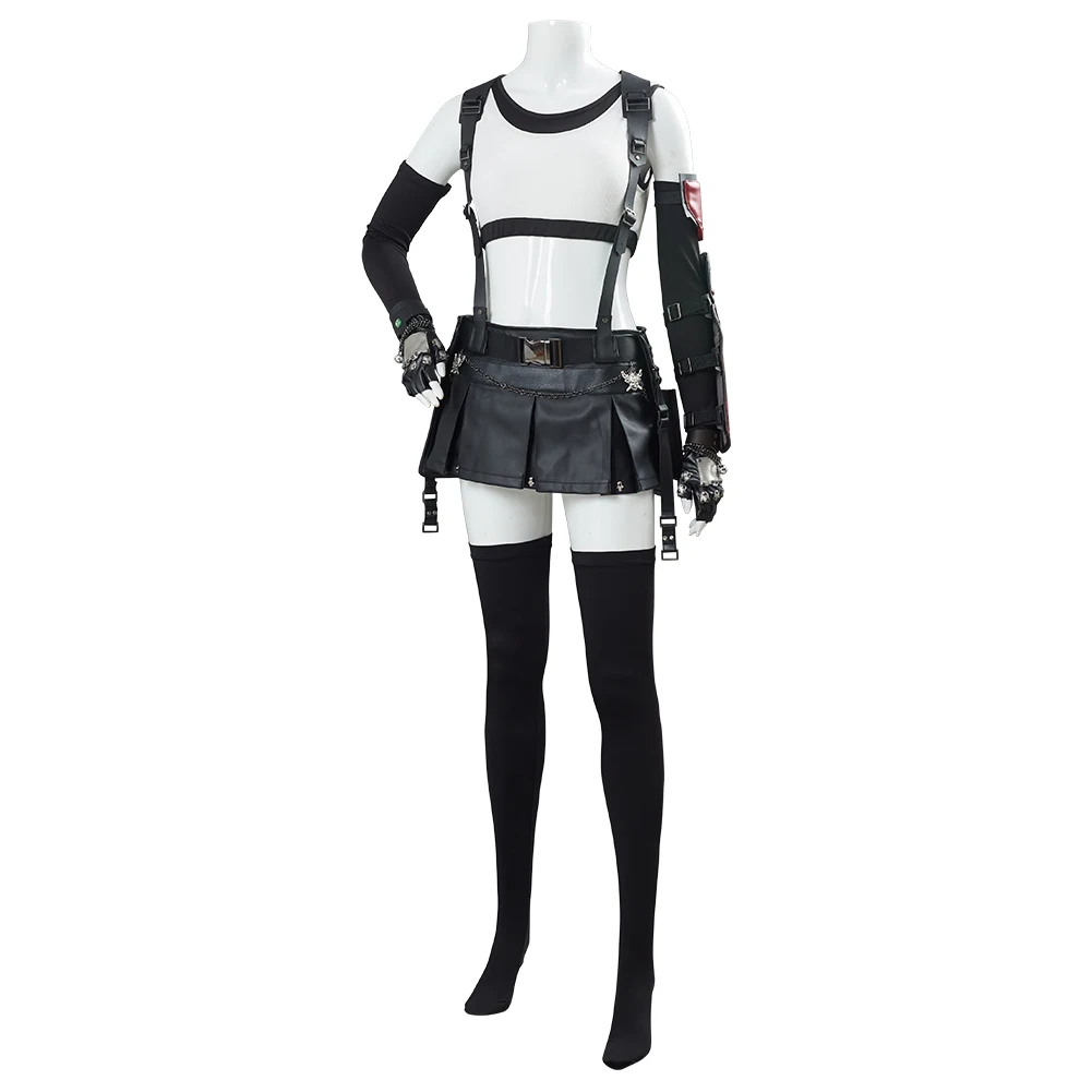 Финальный Косплей фантазия VII 7 переделка Tifa Lockhart косплей костюм наряд Хэллоуин