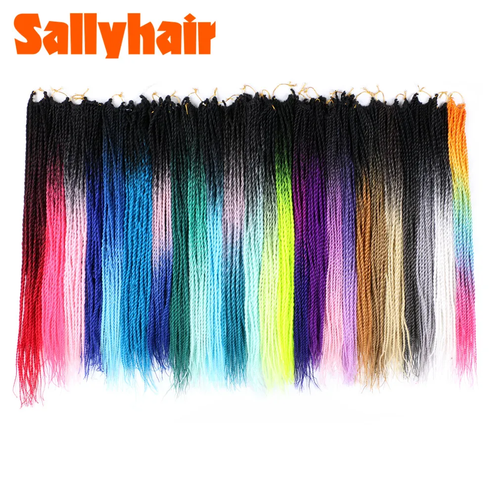 Синтетические плетеные косички для наращивания Сенегальские