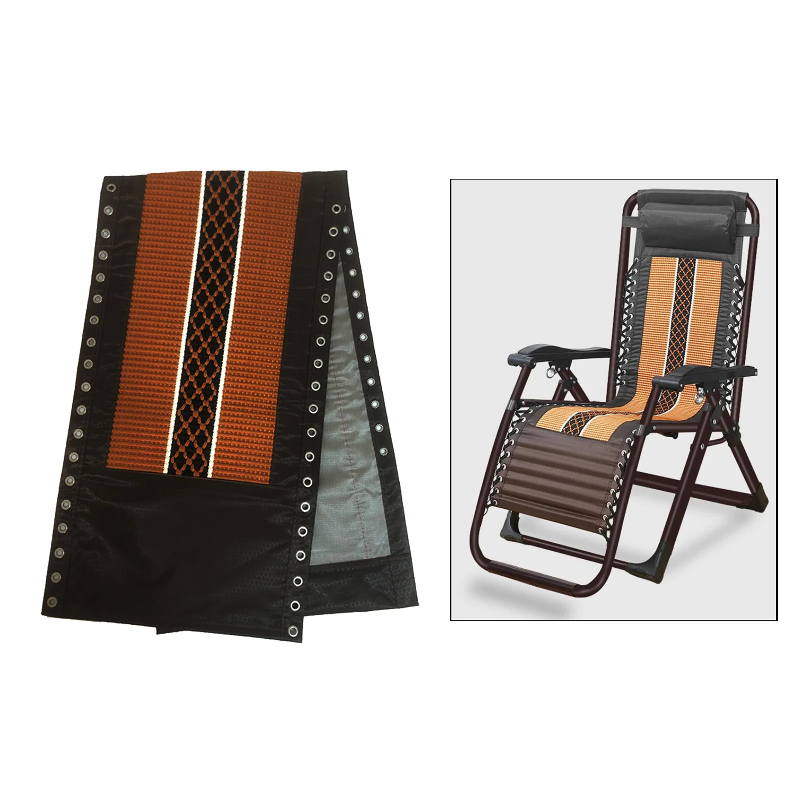 

Replacement Recliner Chair Cover Camouflage Bungee Chair Repair Mesh Fabric Garden Patio Backyard Pool Lawn Camping Accessories