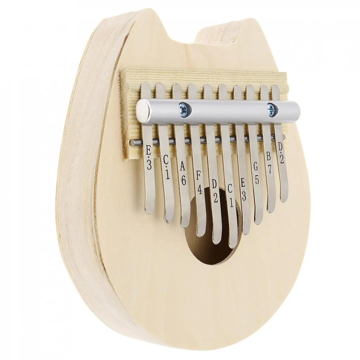 10 ключей Kalimba DIY Kit липа большого пальца фортепиано Mbira для картина ручной работы родителей-детей акции большого пальца фортепиано