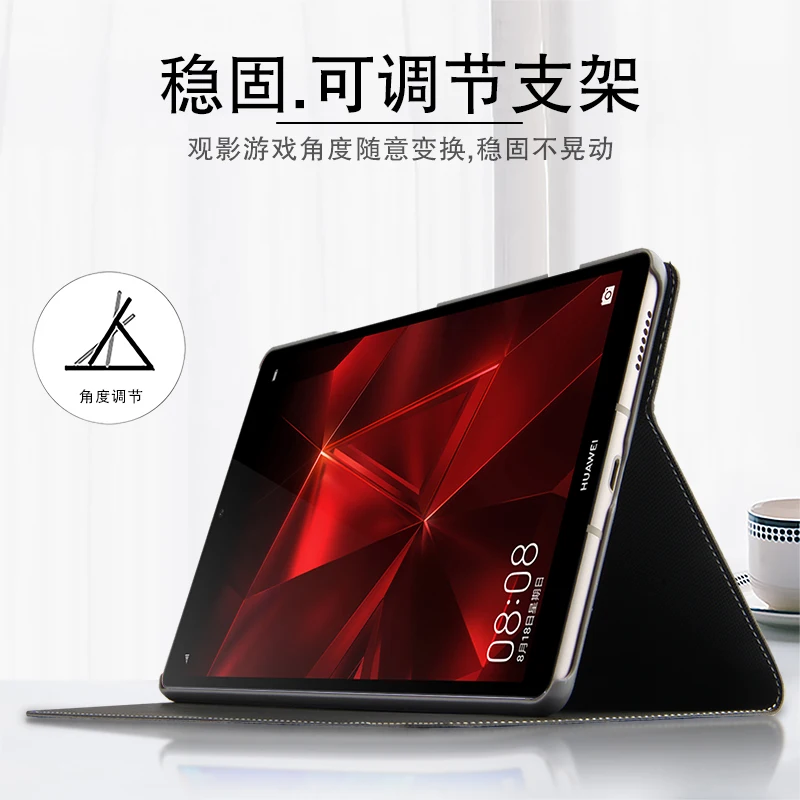 case cowhide for huawei mediapad m6 turbo 8 4 vrd w10 al10 protective cover genuine leather for mediapad m6 8 4 turbo tablet pc free global shipping