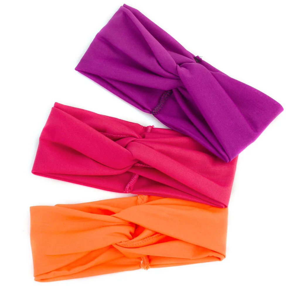 

1PC Cotton Sport Sweat Sweatband Headband Yoga Gym Stretch Unisex Head Band