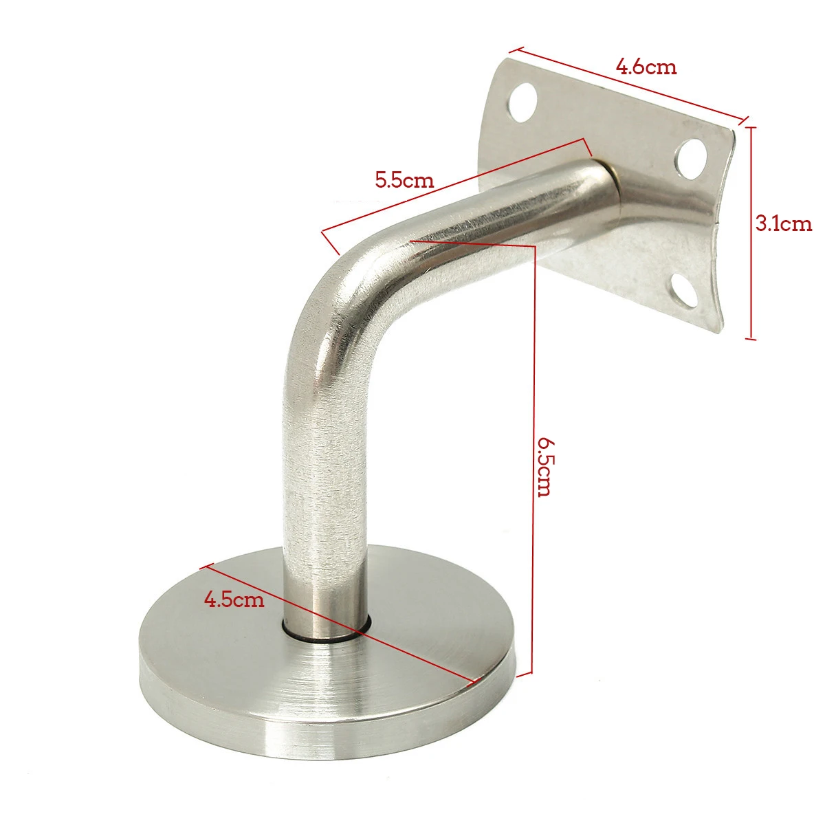 5x Нержавеющая сталь лестничные пирила ПВХ ограждение крепление весной перилами