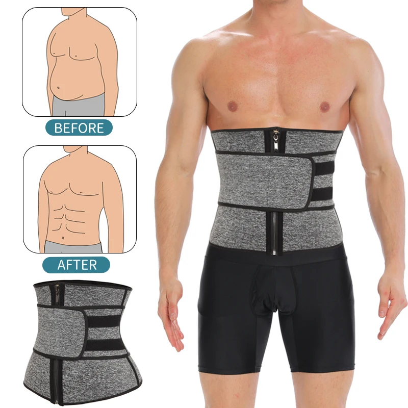 Мужской тренажер для талии моделирующий пояс похудения живота Корректирующее