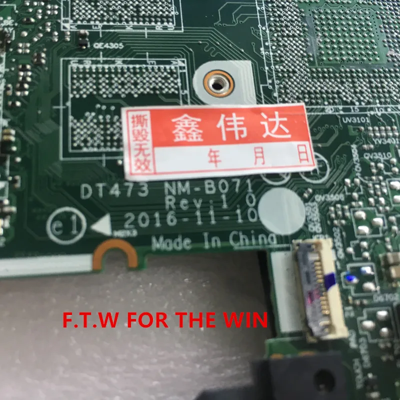 Verkaufen 01HW875 MB FÜR Para Lenovo Laptop Motherboard T470P CPU I5--7440 NM-B071 100% Probado