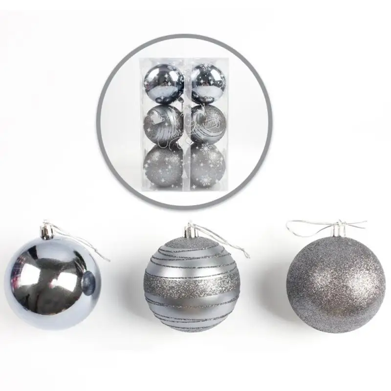 6cm04 12pcs 12 шт./5 шт./партия, украшения для рождественской елки, подвесные рождественские украшения для дома, рождественские украшения для самодельного изготовления, украшения для шаров - Цвет: 6cm04 12pcs