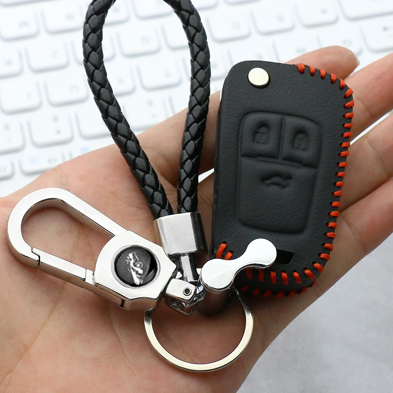 

Luminous Leather car key case key cover For Buick Chevrolet Cruze Aveo TRAX Opel Astra Corsa Meriva Zafira Antara Key Cover