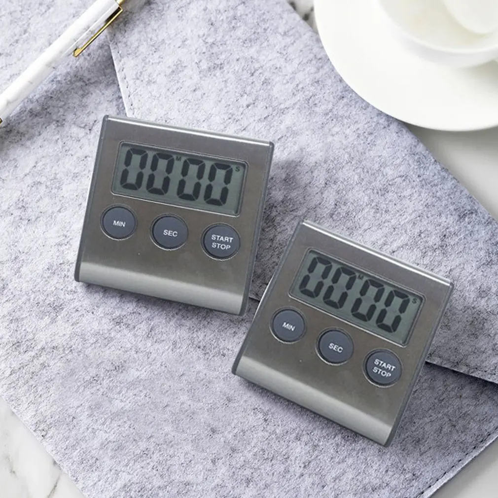 Профессиональный цифровой таймер Abs минутный секундный ЖК экран кухонные