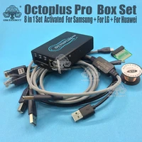 original octopus box octoplus pro box with 5 cables emmc jtag for samsungfor lg for hua huawei unlimited activated