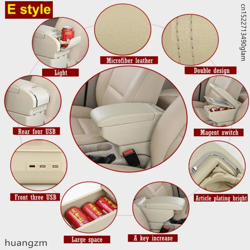 Подлокотник для хэтчбека Honda Fit Jazz 2002-2007 центральный подлокотник с подстаканником