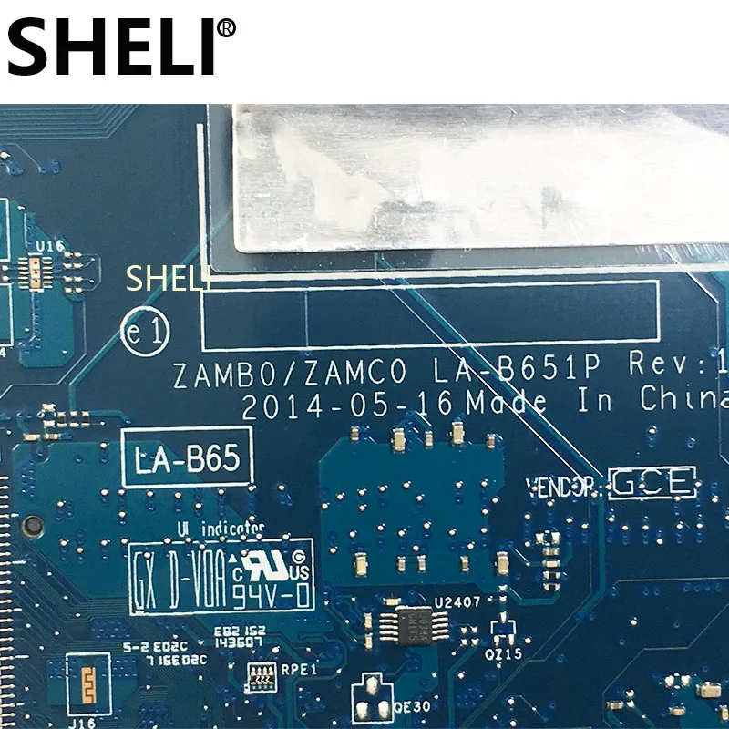 Плата SHELI для ноутбука Dell Inspiron 15 5545 6 дюйма материнская плата JC13J 0JC13J с процессором
