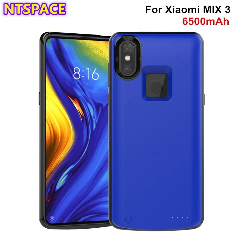 

6500mAh Extended Phone Battery Case For Xiaomi MIX 3 Backup Power Charging Cover For Xiaomi mix 3 Portable Battery Charger Cover