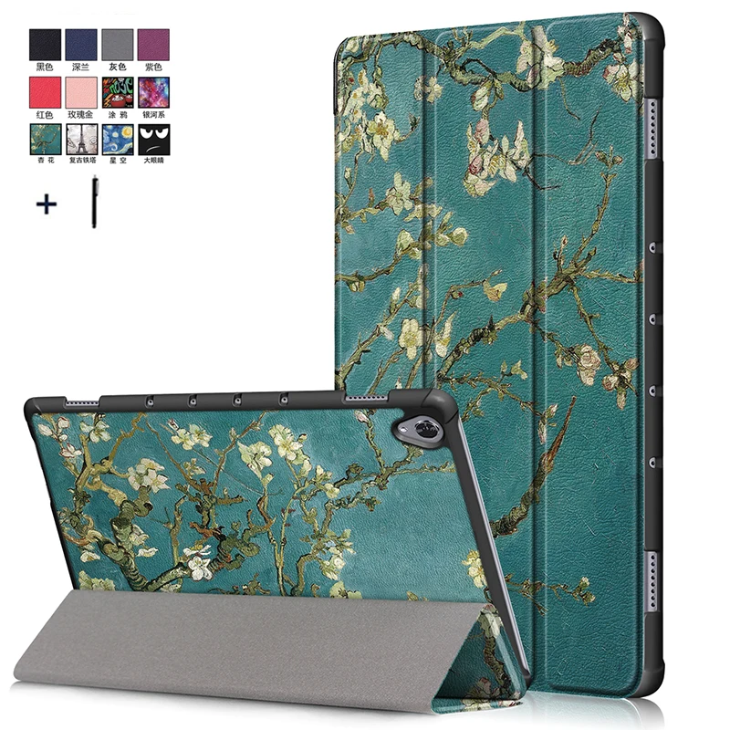 Умный чехол-книжка с функцией пробуждения и сна для Huawei Mediapad M6 10 8 дюйма магнитный