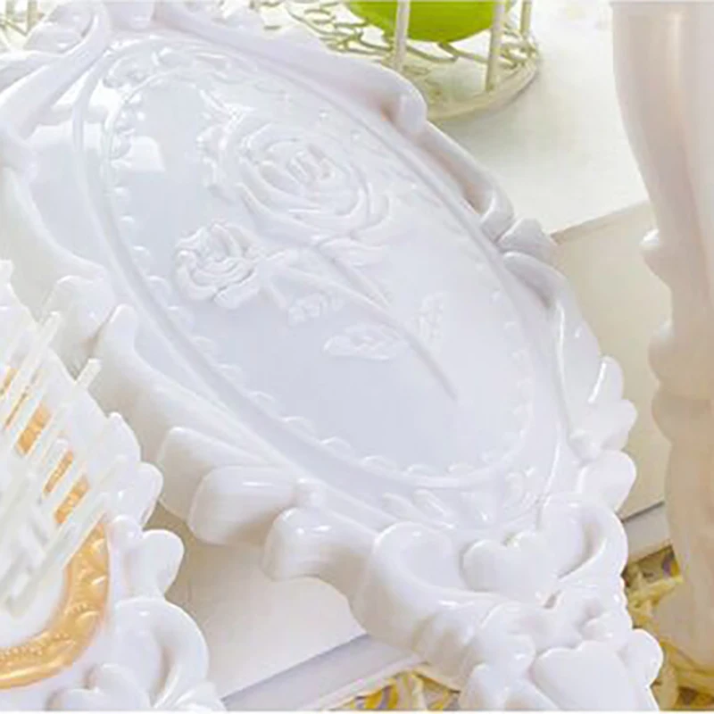 

4Pcs/Set Hair Brushes Comb Set with Mirror Wet/Dry Curly Styling Tool