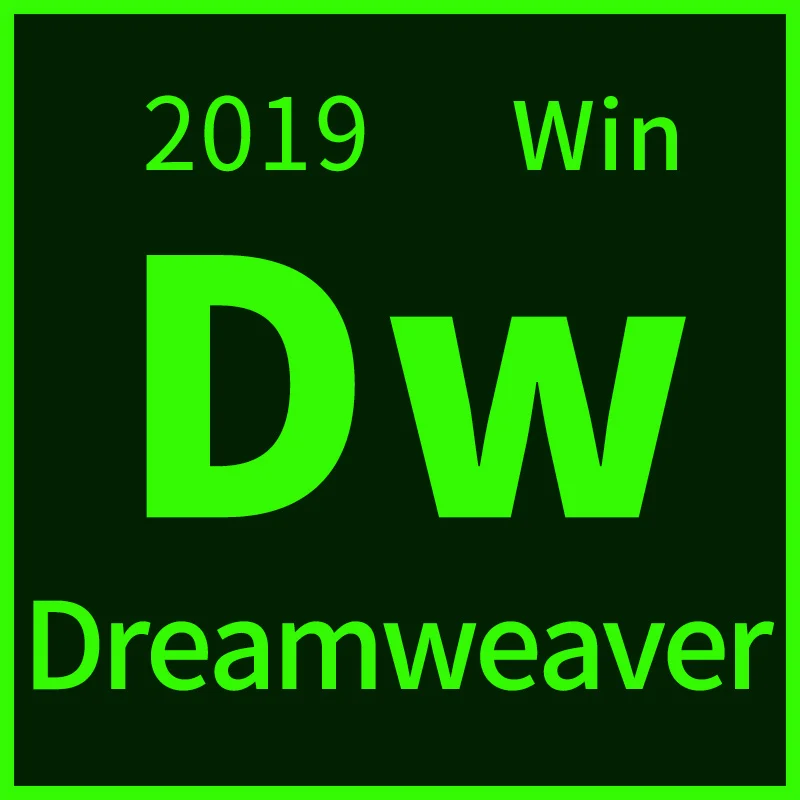 

Dreamweaver CC 2019 is suitable for Win and Mac without activating one-click installation