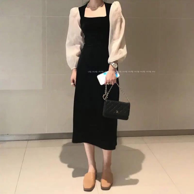 Новое бархатное платье миди модное женское большого размера женские платья Vestido