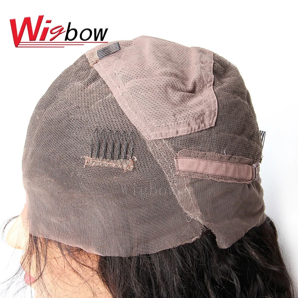 Wigbow OneCut волосы полностью кружевные человеческие парики для женщин бразильские