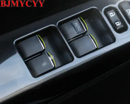 Переключатель подъема автомобильного окна BJMYCYY декоративные блестки для Toyota RAV4