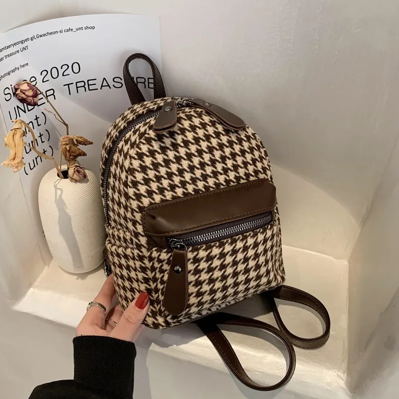 

Japanese Plaid Backpack New Korean Large capacity Students schoolbag Campus Stripe Style Fashionable girl Travel bag Waterproof