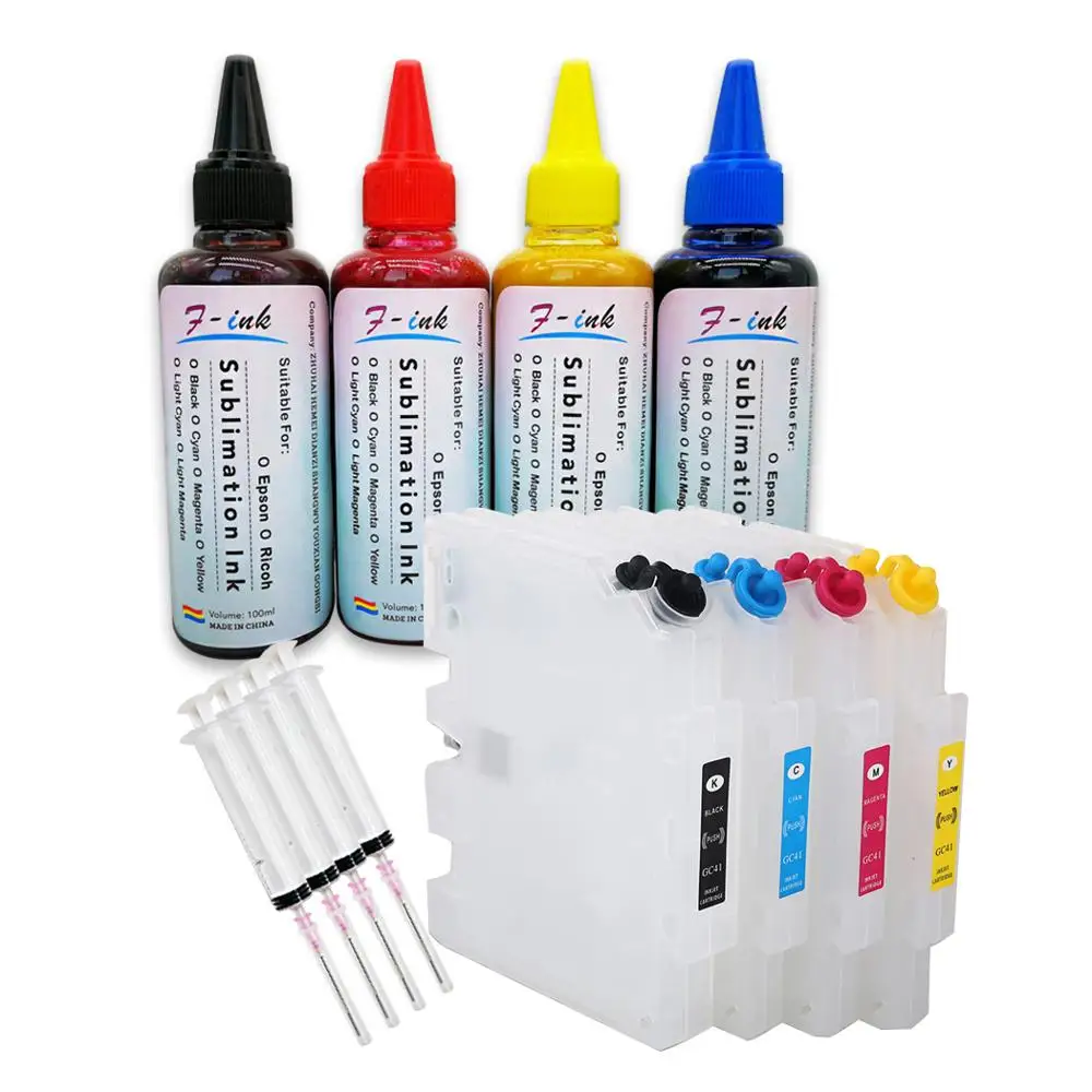 F INK SG400 наборы для заправки сублимационных чернил совместимые с принтером Sublijet
