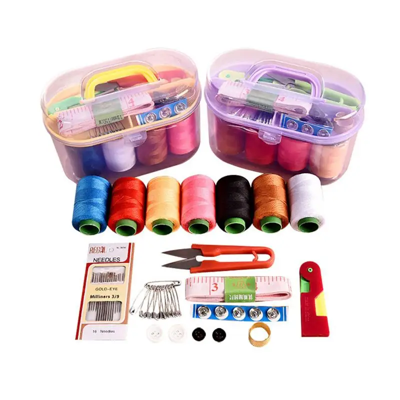 

Treasure Box Home Multi-function Sewing Combination Sewing Box Kit Home Tools Sewing kit Large sewing tools New pattern FZ350