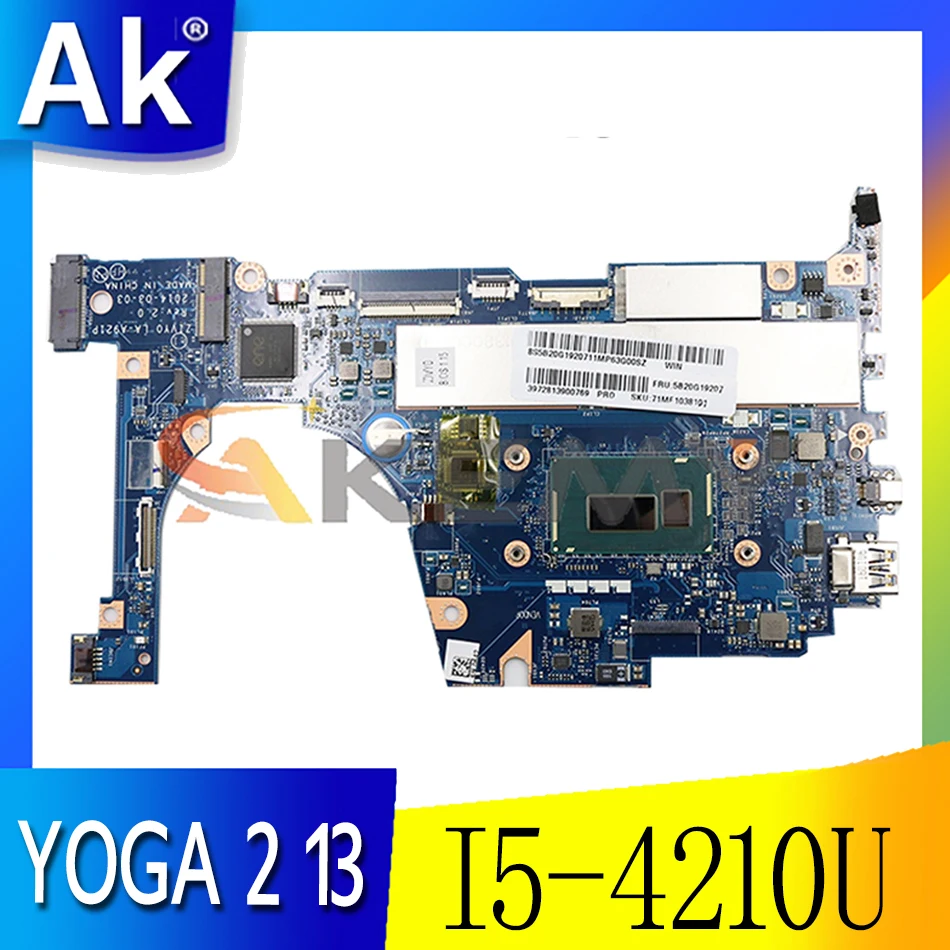 Akemy прозрачная защита для экрана Lenovo YOGA 2 13 Материнская плата ноутбука ZIVY0 LA-A921P