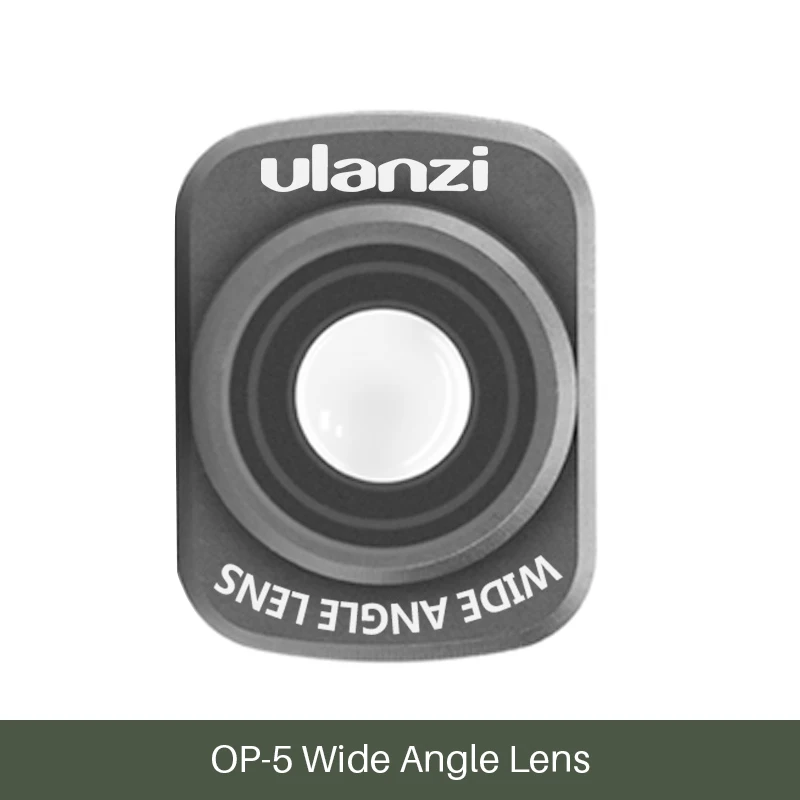 Ulanzi OP-5 0.65X Широкоугольный объектив макро объектив для Dji Osmo Карманный карданный Аксессуар Магнитный HD объектив камеры для Osmo Карманный - Цвет: wide angle lens