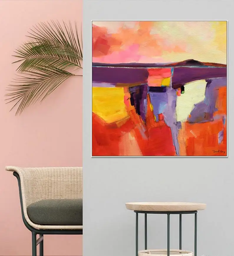 Beste Minimalistische Abstracte Olieverf Dorm Decor Canvas Art Graffiti Muur Decor Grote Canvas Art Abstract Schilderen Abstract Schilderij
