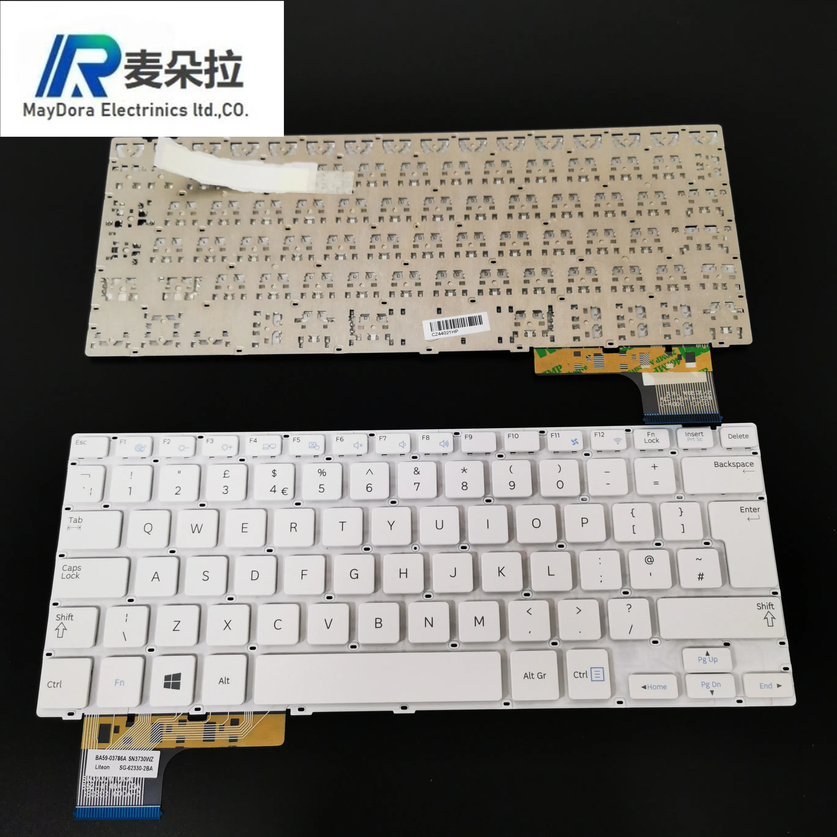 Клавиатура UK GB для ноутбука Samsung NP450R4E np455R5J np450R4Q np370R4E np470R4E np275E4V np530U4E np450R4V белая