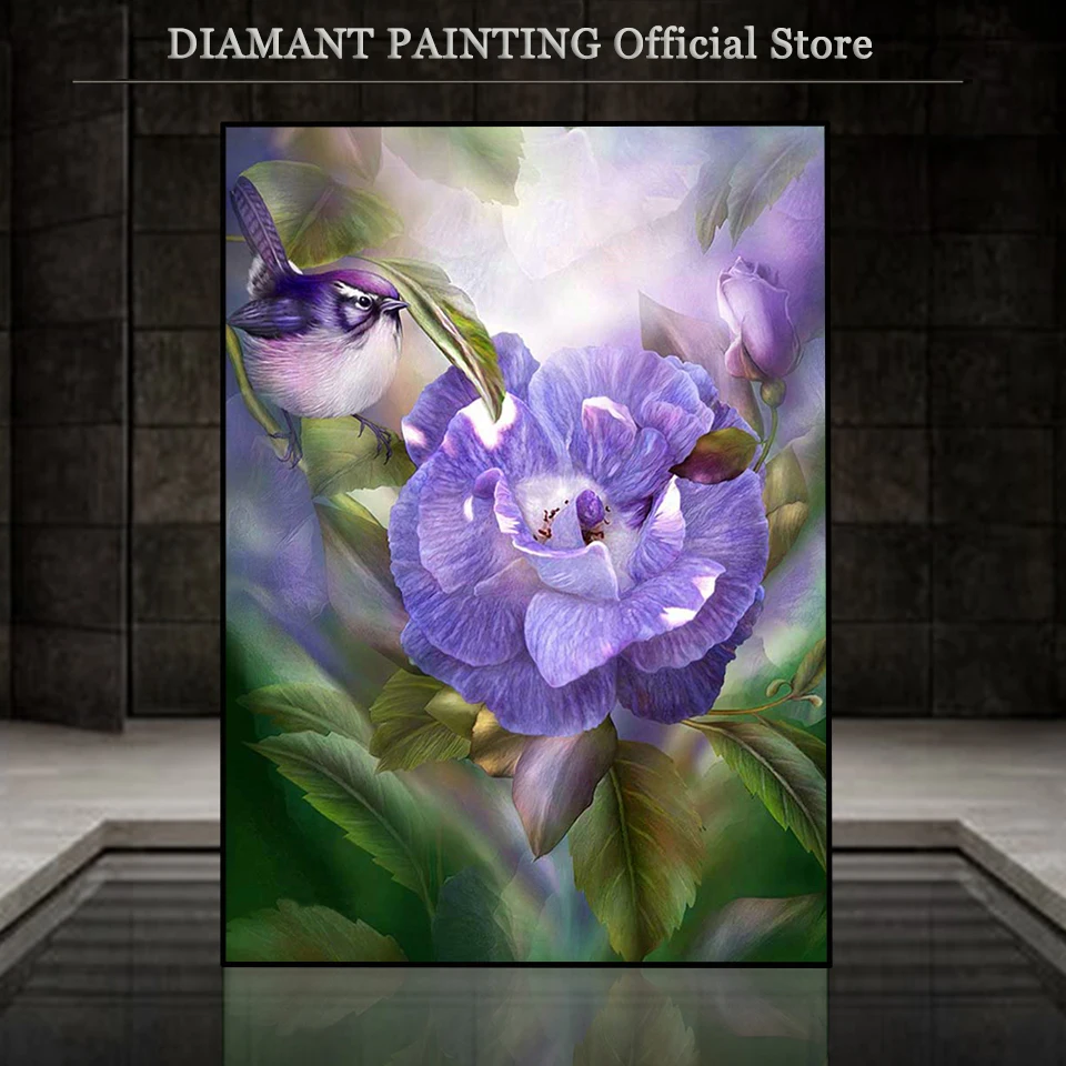 Алмазов картина Полный Круглый квадратный укроп Роза Стразы 5D DIY Алмазная