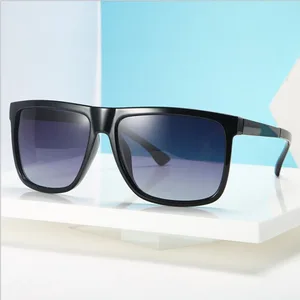 Солнцезащитные очки FEISHINI Tom в стиле ретро для мужчин и женщин, поляризационные брендовые дизайнерские солнечные очки в квадратной оправе в стиле стимпанк, для вождения, с защитой от ультрафиолета