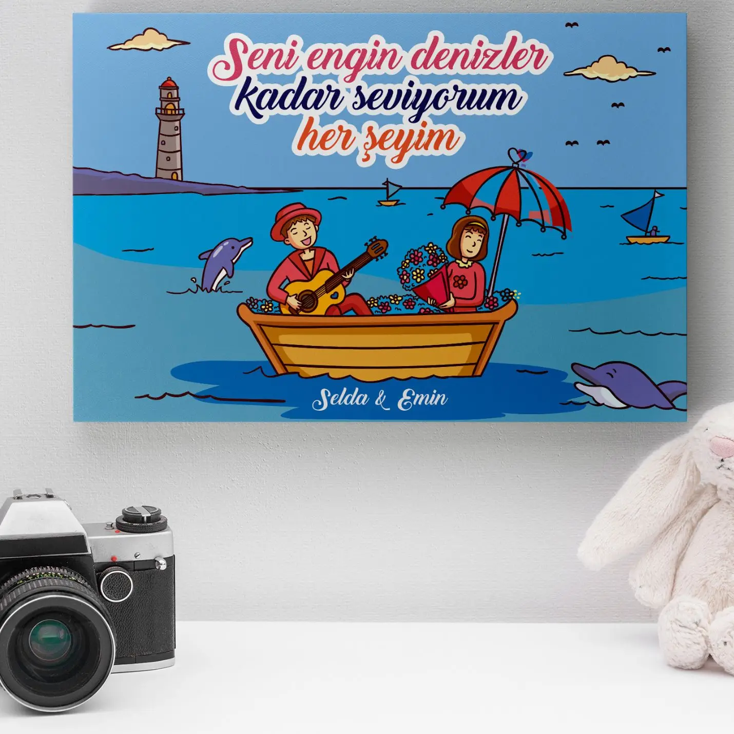 

Personalized Romantic Design Mini Canvas-15