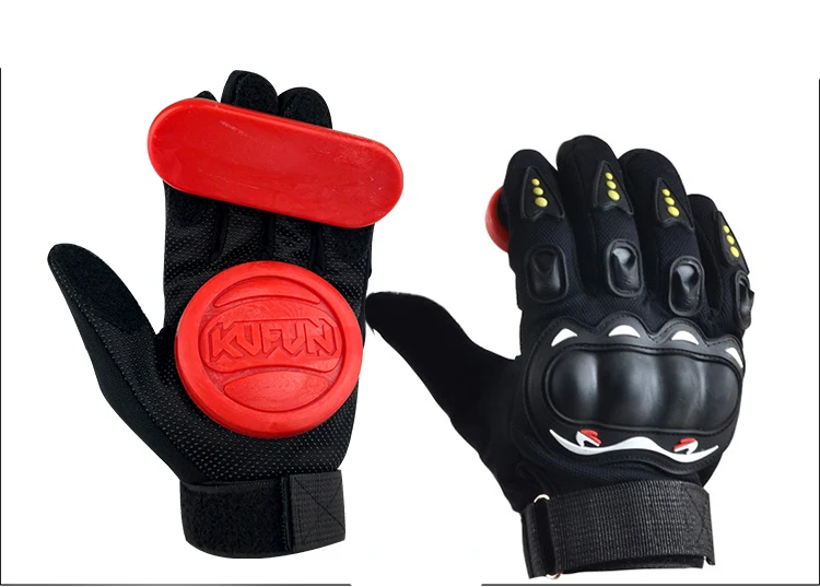 Перчатки для Скейтборда катания на роликовых безопасности Шестерни перчатки