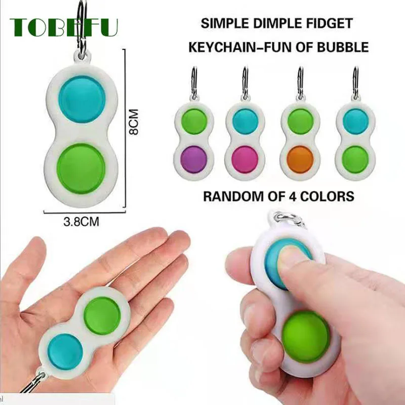 Монтессори простой улыбающегося Непоседа мини пуш ап игрушка плата контроллера