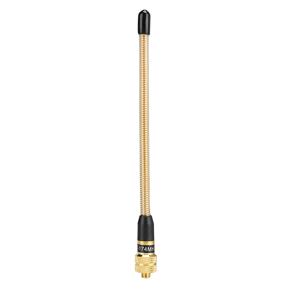 

SMA Female Flexible Spring Antenna VHF for Kenwood/Baofeng/Puxing/TYT Walkie Talkie Radi