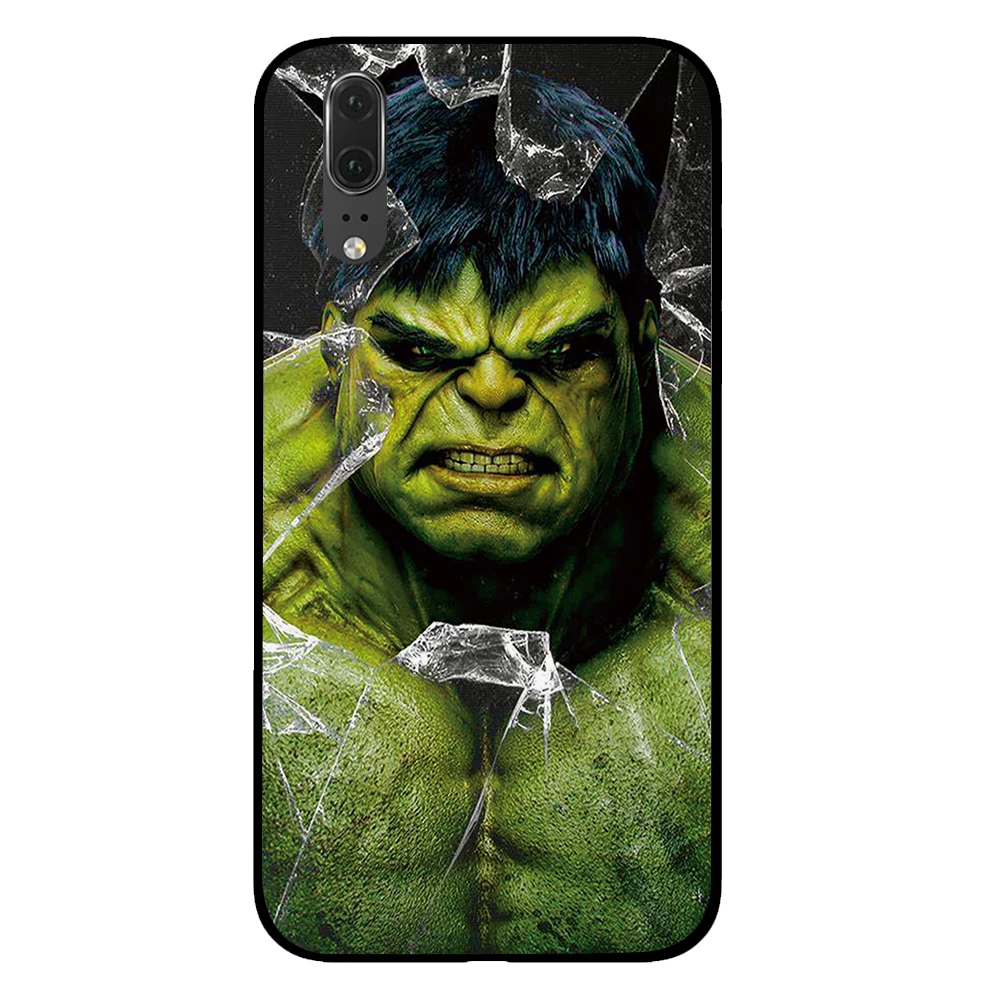 9 Ironman и Hulk Marvel Comic черный чехол для телефона huawei P30 P20 mate 10 20 Pro Lite Nova 3 4 3i чехол - Цвет: 9