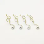 Новое поступление! Скрученная форма для изготовления сережек, 62x12 мм, 50 шт.