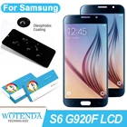 100% Оригинальный 5,1 ''Super AMOLED ЖК-дисплей сенсорный экран дигитайзер для Samsung Galaxy S6 G920 SM-G920F G920F G920F запасные части