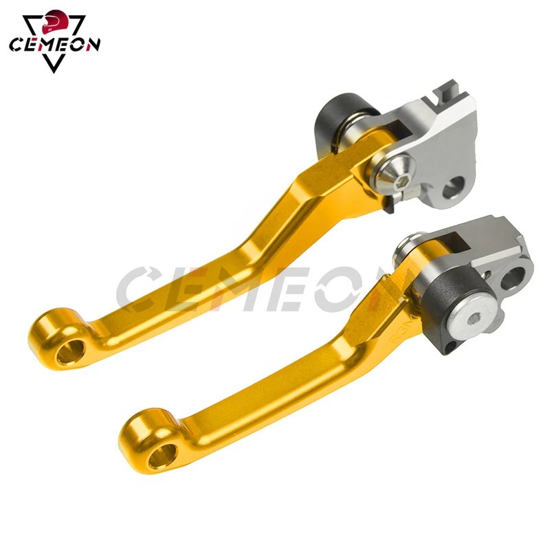 

Motorcycle Off-road pivot handle can be folded For 250SX-F 2005-2006 400EXC-R 2005-2007 400XC-W 2007 CNC brake clutch lever