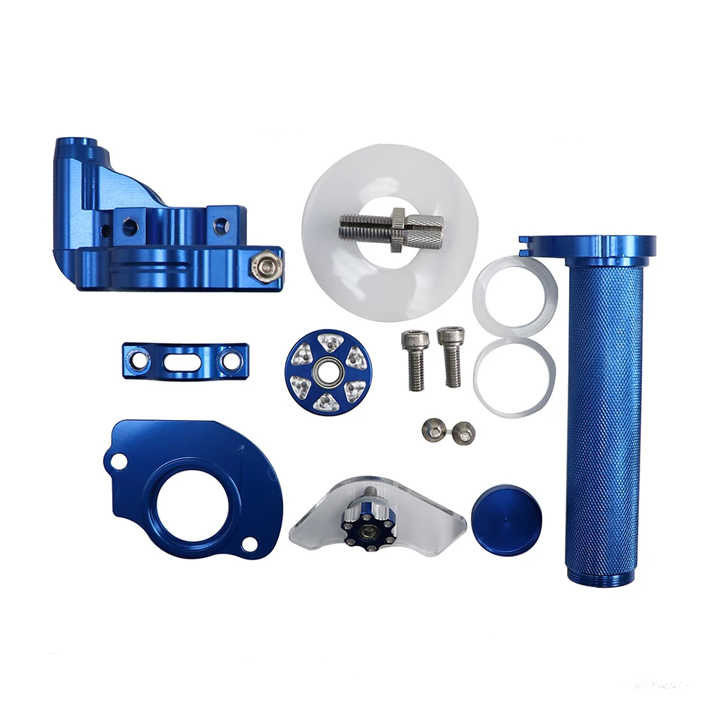 ZSDTRP 1PC CNC Adjustable Aluminum Throttle Grips Settle twist gas throttle handle For Dirt Pit Bikes Kayo Bse Apollo 110-250cc |