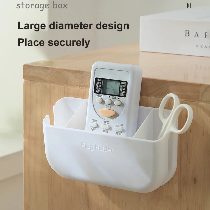 

Multi-purpose Storage Box Toothbrush Holder With Mobile Phone Charging Port Organizer For Home Racks Bathroom Accessories